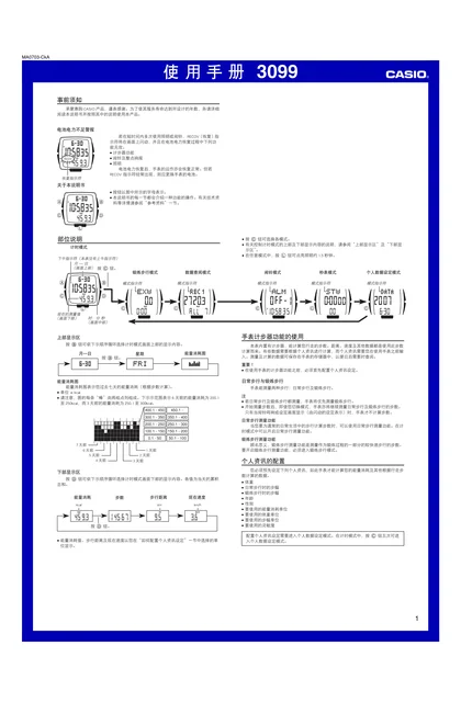 casio 卡西欧 3099